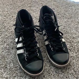 adidas athletic high top shoe